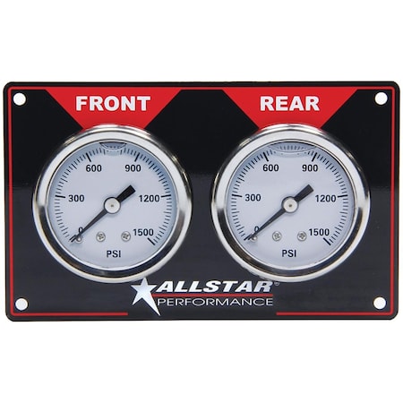 Allstar Performance Horizontal Brake Bias Gauge Panel ALL80172